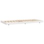 vidaXL Estructura de cama madera maciza de pino blanco 75x190 cm vidaXL Estructura de cama madera maciza de pino blanco 75x190 cm