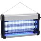 vidaXL Lámpara antimosquitos de aluminio y ABS negro 30 W vidaXL Lámpara antimosquitos de aluminio y ABS negro 30 W