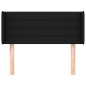 vidaXL Cabecero de tela negro 103x16x78/88 cm vidaXL Cabecero de tela negro 103x16x78/88 cm