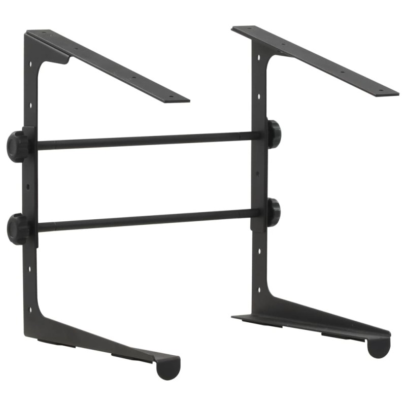 vidaXL Soporte ordenador portátil acero negro 30,5x28x(24,5-37,5) cm vidaXL Soporte ordenador portátil acero negro 30,5x28x(24,5-37,5) cm