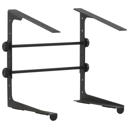 vidaXL Soporte ordenador portátil acero negro 30,5x28x(24,5-37,5) cm 