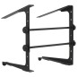 vidaXL Soporte ordenador portátil acero negro 30,5x28x(24,5-37,5) cm vidaXL Soporte ordenador portátil acero negro 30,5x28x(24,5-37,5) cm