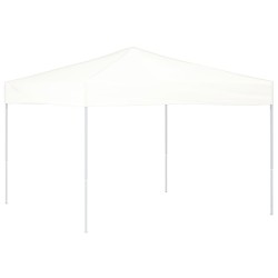 vidaXL Carpa para fiestas plegable blanco 3x3 m