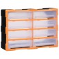 vidaXL Organizador multicajones con 8 cajones grandes 52x16x37 cm vidaXL Organizador multicajones con 8 cajones grandes 52x16x37 cm
