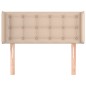 vidaXL Cabecero de cuero sintético color capuchino 83x16x78/88 cm