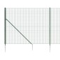 vidaXL Cerca de alambre con pinchos de anclaje verde 2x10 m vidaXL Cerca de alambre con pinchos de anclaje verde 2x10 m