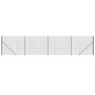 vidaXL Cerca de alambre con pinchos de anclaje gris antracita 2x10 m vidaXL Cerca de alambre con pinchos de anclaje gris antracita 2x10 m