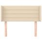 vidaXL Cabecero de tela color crema 83x16x78/88 cm vidaXL Cabecero de tela color crema 83x16x78/88 cm