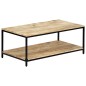 vidaXL Mesa de centro de madera maciza de mango 110x60x45 cm vidaXL Mesa de centro de madera maciza de mango 110x60x45 cm