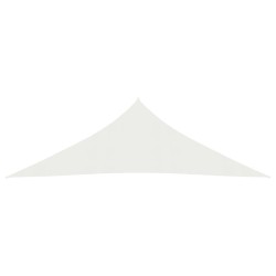 vidaXL Toldo de vela blanco HDPE 160 g/m² 3x3x4,2 m