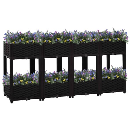 vidaXL Arriate 160x40x71 cm polipropileno