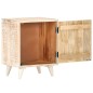 vidaXL Mesita de noche tallada de madera maciza de acacia 40x30x50 cm vidaXL Mesita de noche tallada de madera maciza de acacia 40x30x50 cm