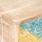 vidaXL Mesita de noche tallada de madera maciza de acacia 40x30x50 cm vidaXL Mesita de noche tallada de madera maciza de acacia 40x30x50 cm