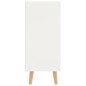 vidaXL Aparador madera de ingeniería blanco y roble Sonoma 90x30x72 cm