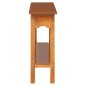 vidaXL Mesa consola madera maciza de caoba 110x30x75 cm vidaXL Mesa consola madera maciza de caoba 110x30x75 cm