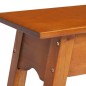 vidaXL Mesa consola madera maciza de caoba 110x30x75 cm vidaXL Mesa consola madera maciza de caoba 110x30x75 cm