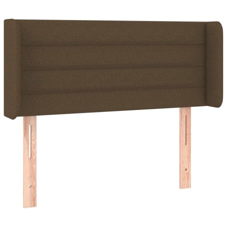 vidaXL Cabecero de tela gris oscuro 93x16x78/88 cm