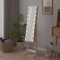 vidaXL Espejo de pie con LED blanco 34x37x146 cm vidaXL Espejo de pie con LED blanco 34x37x146 cm