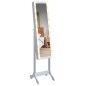 vidaXL Espejo de pie con LED blanco 34x37x146 cm vidaXL Espejo de pie con LED blanco 34x37x146 cm