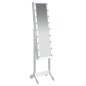 vidaXL Espejo de pie con LED blanco 34x37x146 cm vidaXL Espejo de pie con LED blanco 34x37x146 cm
