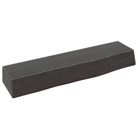 vidaXL Estante de pared madera roble tratada marrón oscuro 40x10x6 cm