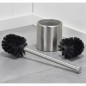 HI Escobilla de baño con portaescobillas acero inoxidable 10 cm HI Escobilla de baño con portaescobillas acero inoxidable 10 cm