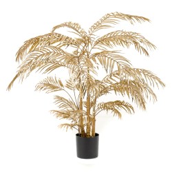 Emerald Palmera Areca artificial dorado 145 cm 