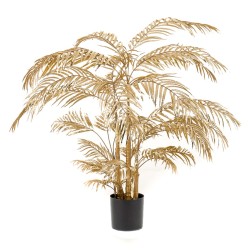 Emerald Palmera Areca artificial dorado 145 cm 