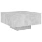 vidaXL Mesa de centro madera de ingeniería gris hormigón 60x60x31,5 cm vidaXL Mesa de centro madera de ingeniería gris hormigón 60x60x31,5 cm