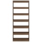 vidaXL Estantería/divisor madera ingeniería marrón roble 80x30x198 cm vidaXL Estantería/divisor madera ingeniería marrón roble 80x30x198 cm