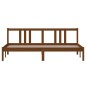 vidaXL Estructura de cama madera maciza marrón miel 180x200 cm vidaXL Estructura de cama madera maciza marrón miel 180x200 cm