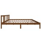 vidaXL Estructura de cama madera maciza marrón miel 180x200 cm vidaXL Estructura de cama madera maciza marrón miel 180x200 cm