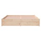 vidaXL Estructura de cama madera maciza 150x200 cm vidaXL Estructura de cama madera maciza 150x200 cm