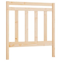 vidaXL Cabecero de cama madera maciza de pino 106x4x100 cm