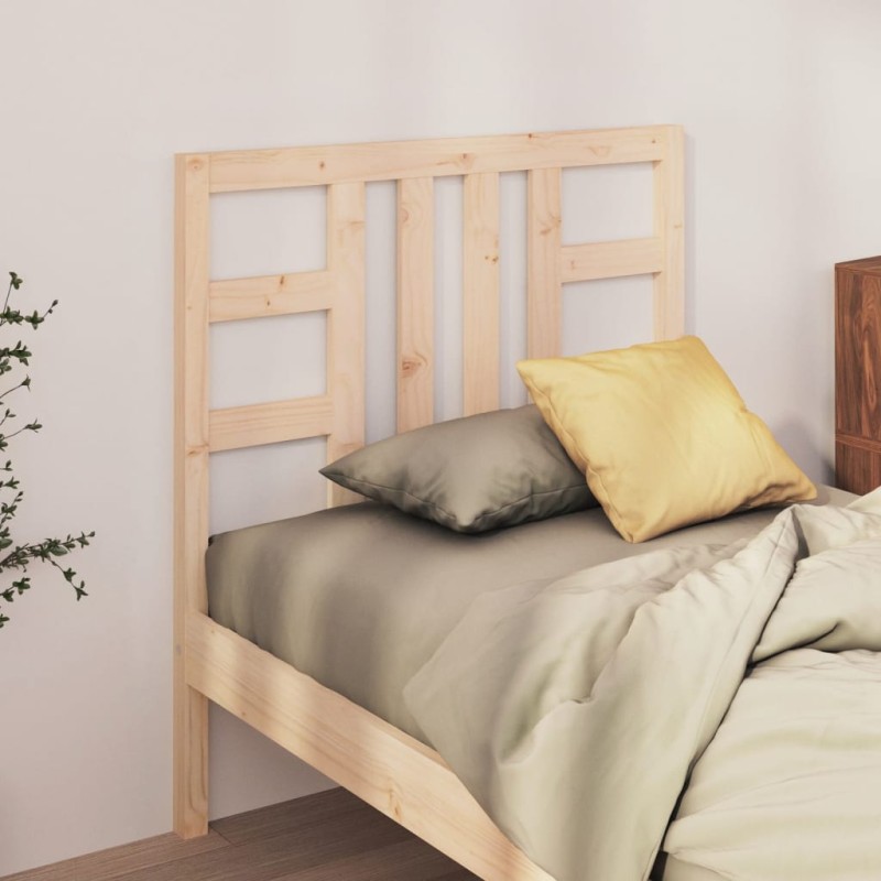 vidaXL Cabecero de cama madera maciza de pino 106x4x100 cm vidaXL Cabecero de cama madera maciza de pino 106x4x100 cm