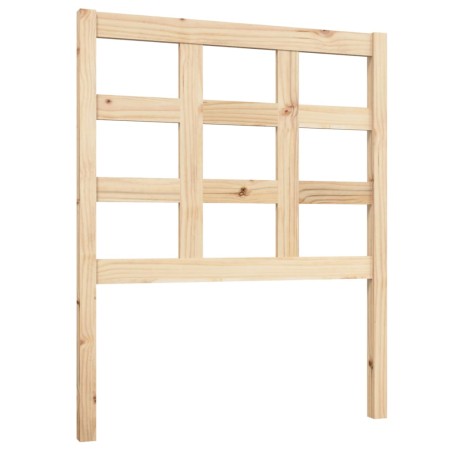 vidaXL Cabecero de cama madera maciza de pino 80,5x4x100 cm