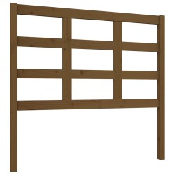 vidaXL Cabecero de cama madera maciza pino marrón miel 105,5x4x100 cm