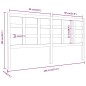 vidaXL Cabecero de cama madera maciza pino marrón miel 185,5x4x100 cm
