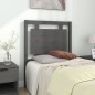 vidaXL Cabecero de cama madera maciza de pino gris 80,5x4x100 cm vidaXL Cabecero de cama madera maciza de pino gris 80,5x4x100 cm