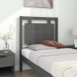 vidaXL Cabecero de cama madera maciza de pino gris 80,5x4x100 cm vidaXL Cabecero de cama madera maciza de pino gris 80,5x4x100 cm