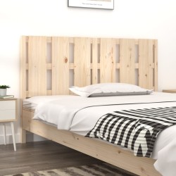 vidaXL Cabecero de cama madera maciza de pino 155,5x4x100 cm