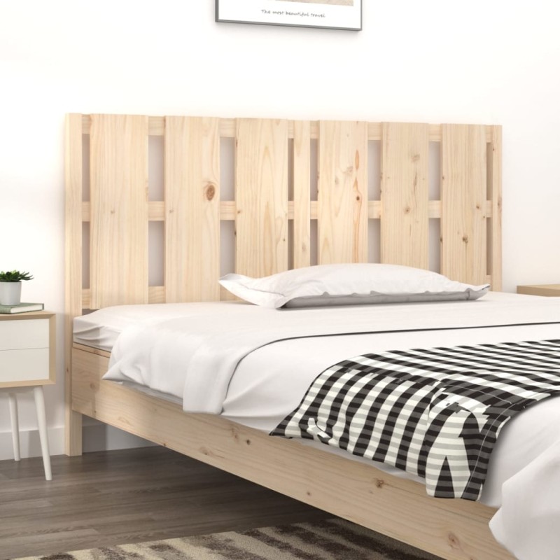vidaXL Cabecero de cama madera maciza de pino 155,5x4x100 cm vidaXL Cabecero de cama madera maciza de pino 155,5x4x100 cm
