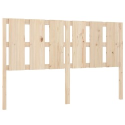 vidaXL Cabecero de cama madera maciza de pino 155,5x4x100 cm