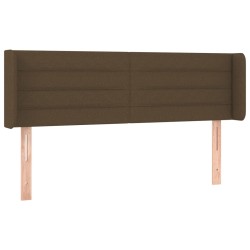 vidaXL Cabecero de tela gris oscuro 147x16x78/88 cm