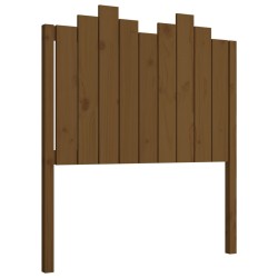 vidaXL Cabecero de cama madera maciza de pino marrón miel 96x4x110 cm