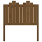vidaXL Cabecero de cama madera maciza de pino marrón miel 96x4x110 cm vidaXL Cabecero de cama madera maciza de pino marrón miel 96x4x110 cm