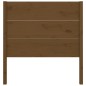 vidaXL Cabecero madera maciza de pino marrón miel 106x4x100 cm vidaXL Cabecero madera maciza de pino marrón miel 106x4x100 cm