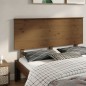 vidaXL Cabecero de cama madera maciza de pino marrón miel 154x6x82,5cm vidaXL Cabecero de cama madera maciza de pino marrón miel 154x6x82,5cm