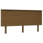 vidaXL Cabecero de cama madera maciza de pino marrón miel 154x6x82,5cm vidaXL Cabecero de cama madera maciza de pino marrón miel 154x6x82,5cm