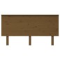 vidaXL Cabecero de cama madera maciza de pino marrón miel 154x6x82,5cm vidaXL Cabecero de cama madera maciza de pino marrón miel 154x6x82,5cm